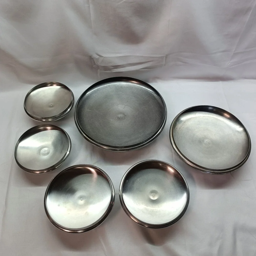 Revere Ware Replacement Lids for Saucepans or Skillet Lids ONLY 6 Pc Lot Vintage